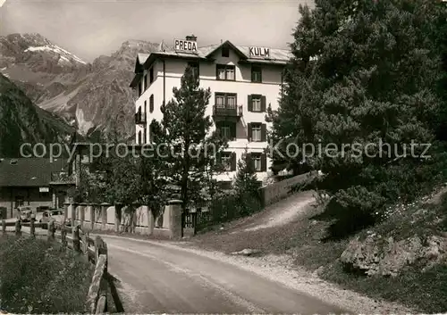 AK / Ansichtskarte Berguen Bravuogn GR Hotel Preda Kulm Kat. Berguen