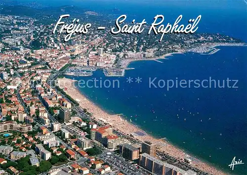 AK / Ansichtskarte Frejus Saint Raphael Vue aerienne  Kat. Frejus