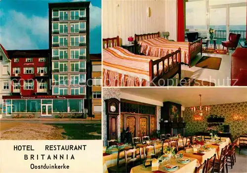 AK / Ansichtskarte Oostduinkerke Hotel Restaurant Britannia Kat. 