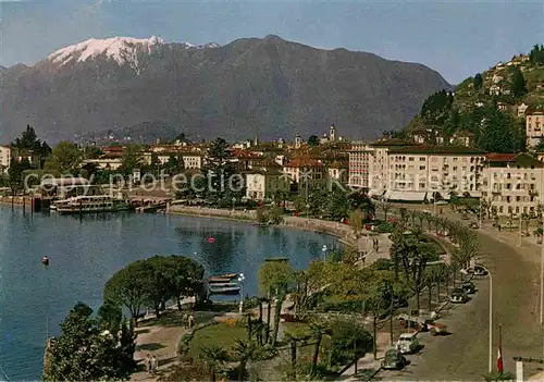 AK / Ansichtskarte Locarno Lago Maggiore Partie am See