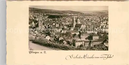 AK / Ansichtskarte Esslingen Neckar Panorama Kat. Esslingen am Neckar