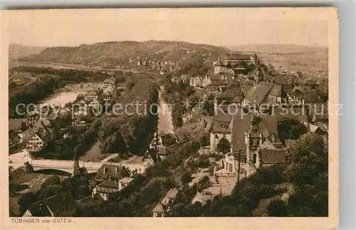 AK / Ansichtskarte Tuebingen Neckar Panorama mit Schloss