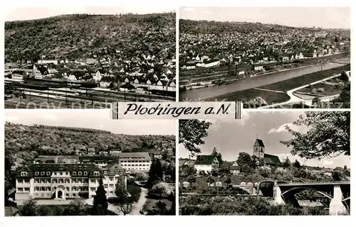 AK / Ansichtskarte Plochingen Panorama Kirche  Kat. Plochingen