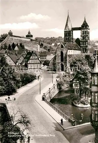 AK / Ansichtskarte Esslingen Neckar Stadtkirche Kat. Esslingen am Neckar