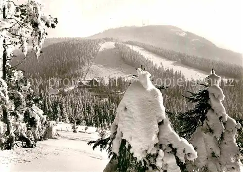 AK / Ansichtskarte Unterstmatt Schwarzwaldhochstrasse Skilifte Winter Kat. Sasbach