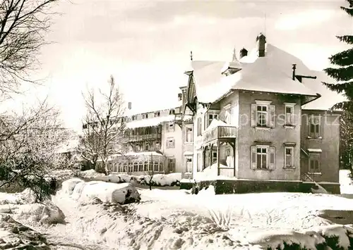 AK / Ansichtskarte Herrenwies Kurhotel Herrenwies Winter Kat. Forbach