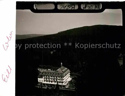 AK / Ansichtskarte Buehl Baden Fliegeraufnahme Hotel Kurhaus Kat. Buehl