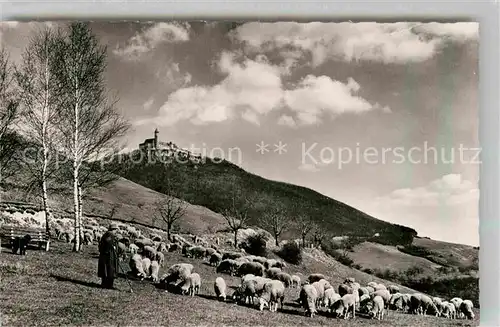 AK / Ansichtskarte Neidlingen Esslingen Burg Teck Wanderheim Schafherde Kat. Neidlingen