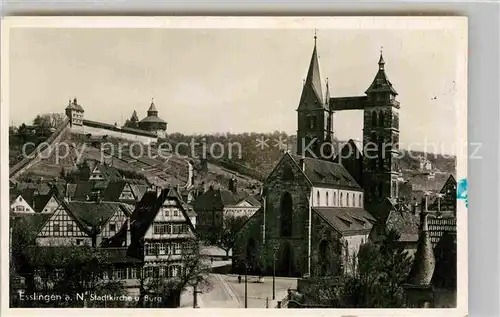 AK / Ansichtskarte Esslingen Neckar Stadtkirche Kat. Esslingen am Neckar