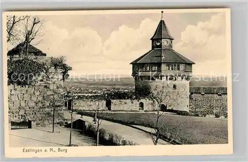 AK / Ansichtskarte Esslingen Neckar Burg Kat. Esslingen am Neckar