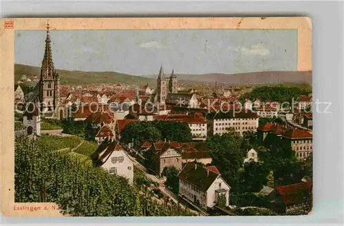 AK / Ansichtskarte Esslingen Neckar Stadtkirche Pfarrkirche Kat. Esslingen am Neckar