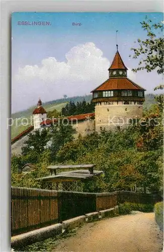 AK / Ansichtskarte Esslingen Neckar Burg Kat. Esslingen am Neckar