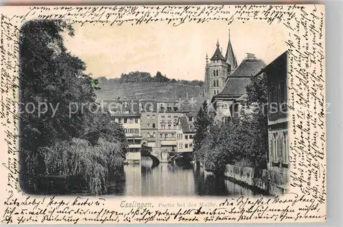 AK / Ansichtskarte Esslingen Neckar Partie Maille Kat. Esslingen am Neckar