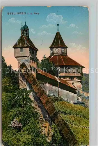 AK / Ansichtskarte Esslingen Neckar Burg Kat. Esslingen am Neckar