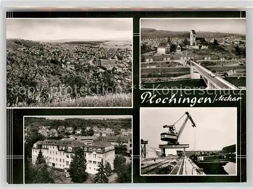 AK / Ansichtskarte Plochingen Panorama Hafen  Kat. Plochingen