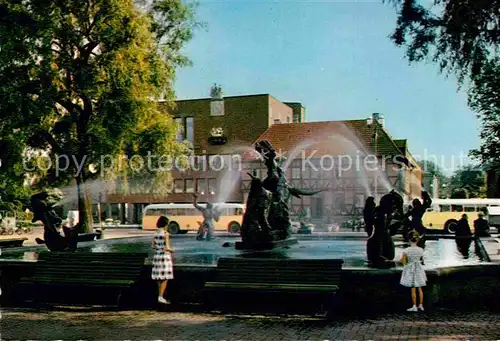 AK / Ansichtskarte Halmstad Carl Milles Fontain Europa Kat. Halmstad