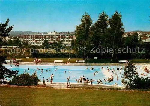 AK / Ansichtskarte Bad Rappenau Sole Wellenbahn und Kraichgau Sanatorium Kat. Bad Rappenau