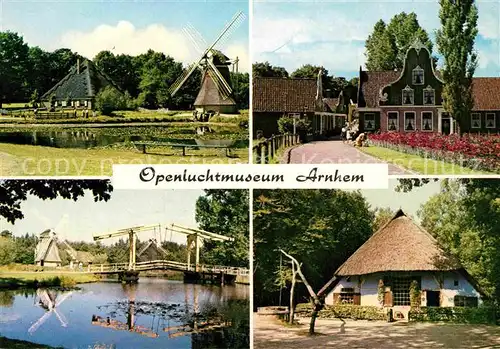 AK / Ansichtskarte Arnhem Freilichtmuseum Zugbruecke Muehlen Bauernhaus Kat. Arnhem