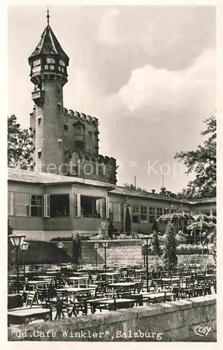 AK / Ansichtskarte Salzburg Oesterreich Cafe Winkler Terrasse Kat. Salzburg