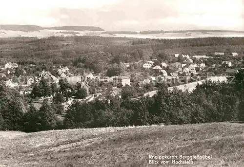 AK / Ansichtskarte Berggiesshuebel Panorama Blick vom Hochstein Kneippkurort Kat. Bad Gottleuba Berggiesshuebel