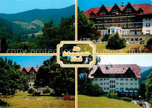 AK / Ansichtskarte Glottertal Sanatorium Kurhaus Glotterbad Schauplatz der Fernsehserie Schwarzwaldklinik Kat. Glottertal Schwarzwald