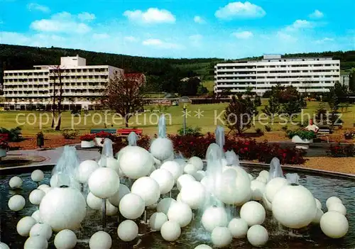 AK / Ansichtskarte Bad Soden Salmuenster Neuer Kurpark Wasserspiele Kurhaeuser Kat. Bad Soden Salmuenster