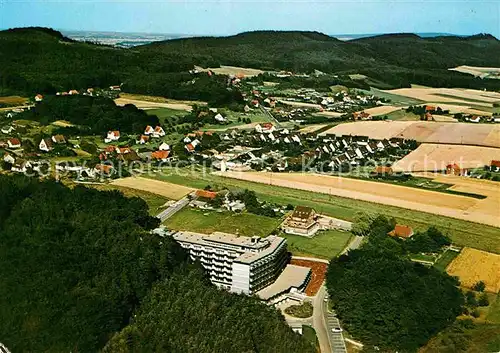 AK / Ansichtskarte Hausberge Sanatorium Fliegeraufnahme Kat. Porta Westfalica