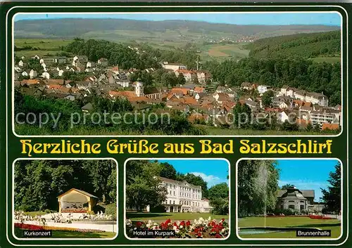 AK / Ansichtskarte Bad Salzschlirf Kurkonzert Hotel Brunnenhalle  Kat. Bad Salzschlirf