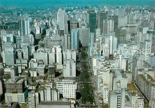 AK / Ansichtskarte Sao Paulo Fliegeraufnahme Avenida Rio Branco Kat. Sao Paulo