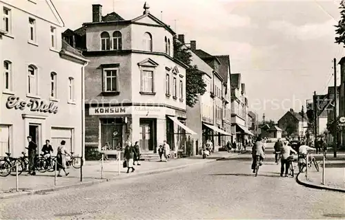 AK / Ansichtskarte Lugau Erzgebirge Stollberger Strasse  Kat. Lugau Erzgebirge