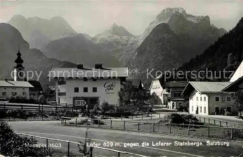 AK / Ansichtskarte Salzburg Oesterreich Lofer Loferer Steinberge Kat. Salzburg