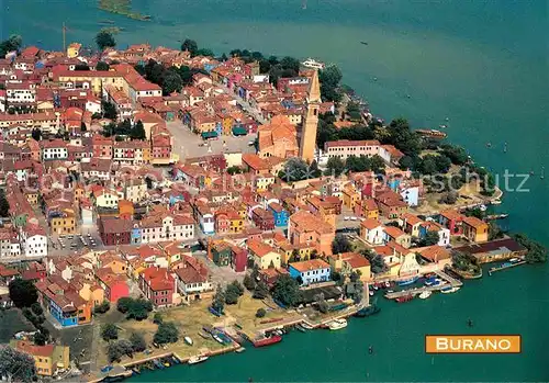 AK / Ansichtskarte Burano Fliegeraufnahme Kat. Laguna di Venezia