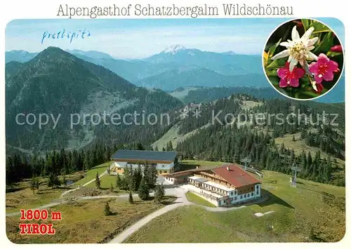 AK / Ansichtskarte Thierbach Wildschoenau Berggasthof Schatzbergalm Kat. Wildschoenau