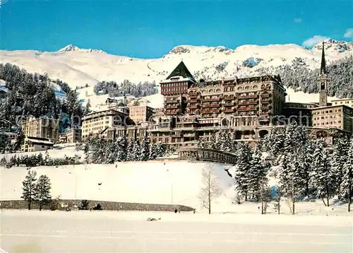 AK / Ansichtskarte Moritz GR St Hotel Palace Piz Nair Corviglia Winter Kat. St Moritz