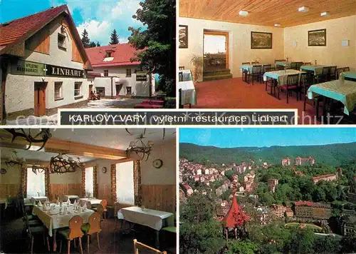 AK / Ansichtskarte Karlovy Vary Restaurant Linhart Kat. Karlovy Vary Karlsbad