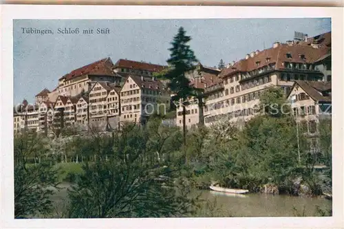 AK / Ansichtskarte Tuebingen Neckar Schloss mit Stift