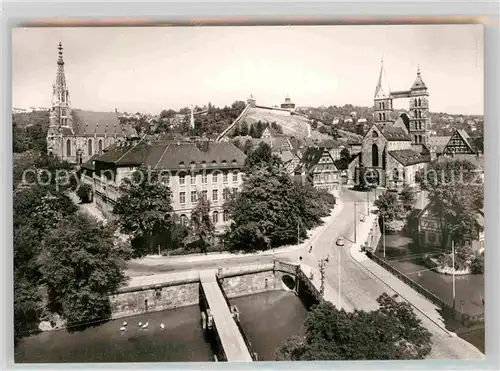 AK / Ansichtskarte Esslingen Neckar mit Frauenkirche Stadtkirche und Burg Kat. Esslingen am Neckar