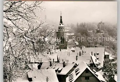 AK / Ansichtskarte Tuebingen Neckar Teilansicht mit Stiftskirche