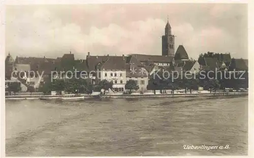 AK / Ansichtskarte ueberlingen Bodensee Teilansicht Kirche Kat. ueberlingen