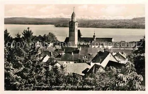 AK / Ansichtskarte ueberlingen Bodensee Panorama mit Muenster Kat. ueberlingen