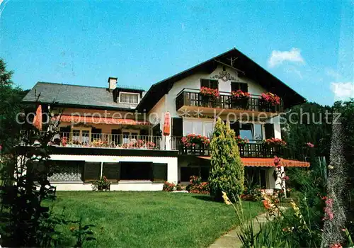 AK / Ansichtskarte Poertschach Woerthersee Pension Gertrude Goetz Kat. Poertschach Woerther See Kaernten