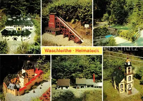 AK / Ansichtskarte Waschleithe Heimateck Miniaturen Kat. Beierfeld Erzgebirge