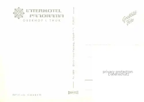 AK / Ansichtskarte Oberhof Thueringen Interhotel Panorama  Kat. Oberhof Thueringen