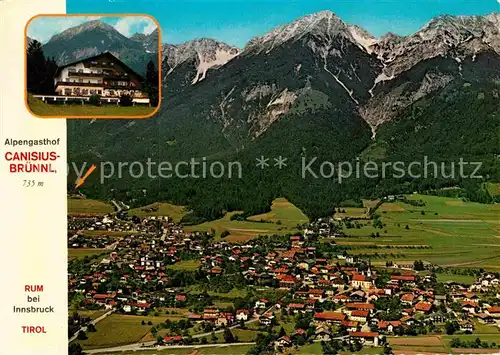 AK / Ansichtskarte Rum Tirol Panorama mit Canisius Bruennl