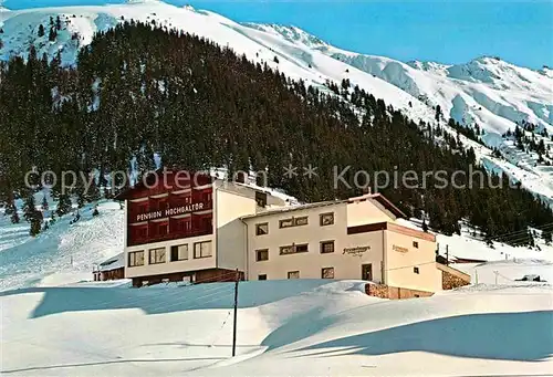 AK / Ansichtskarte Galtuer Tirol Pension Hochgaltuer Ferienwohnungen Wintersportplatz Paznauntal Kat. Galtuer