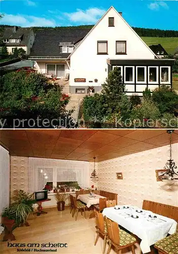 AK / Ansichtskarte Boedefeld Pension Haus am Scheidt Kat. Schmallenberg