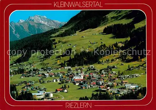 AK / Ansichtskarte Riezlern Kleinwalsertal Vorarlberg Panorama Oberwestegg und Nebelhorn Allgaeuer Alpen Kat. Mittelberg