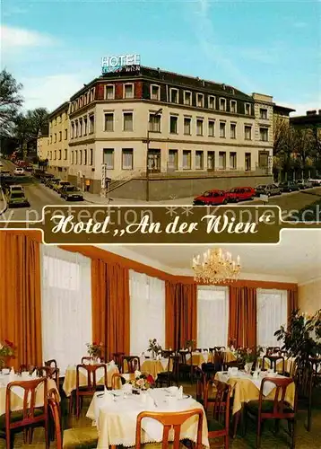AK / Ansichtskarte Wien Hotel An der Wien Restaurant Kat. Wien