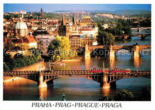 AK / Ansichtskarte Praha Prahy Prague Prazske mosty Prager Bruecken Kat. Praha