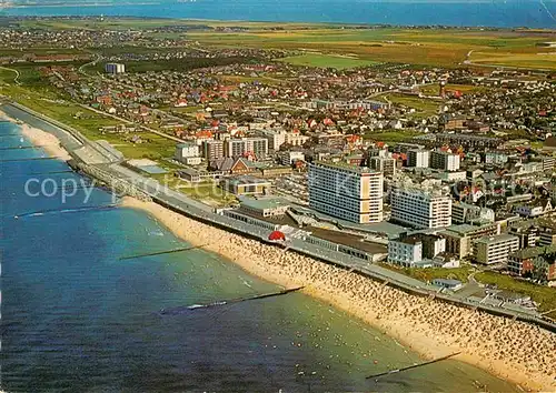 AK / Ansichtskarte Westerland Sylt Fliegeraufnahme Neues Kurzentrum  Kat. Westerland